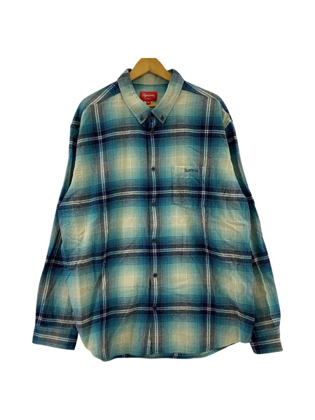 Supreme 23AW Shadow Plaid Flannel Shirt XL