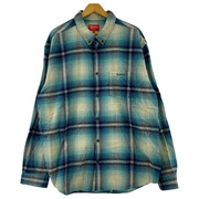 Supreme 23AW Shadow Plaid Flannel Shirt XL