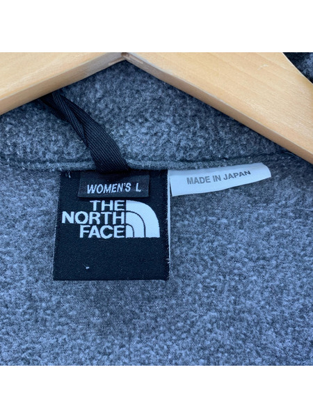 THE NORTH FACE ジップアップフリースジャケット グレー