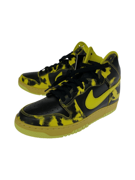 NIKE スニーカー Nike Dunk High 1985 SP Yellow Acid Wash[値下]