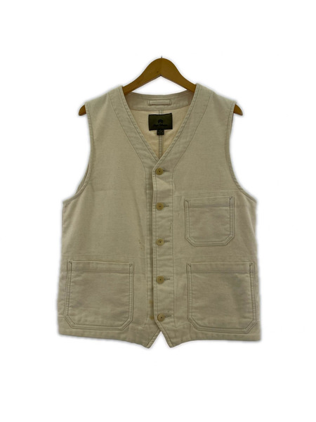 Nigel Cabourn ジレ・ベスト コットンワークベスト ベージュ(52)