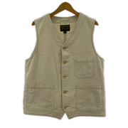 Nigel Cabourn ジレ・ベスト コットンワークベスト ベージュ(52)