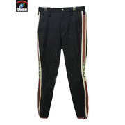 メンズラグ衣料 18年 サイドラインギャバ ストレッチパンツ size44