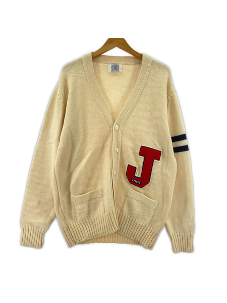 J.PRESS カーディガン OLD ワッペン カーディガン (L)