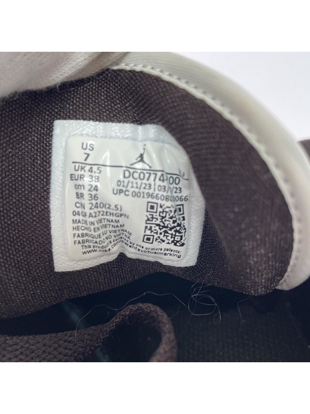 NIKE Women's Air Jordan 1 Low Shadow Brown (24.0)