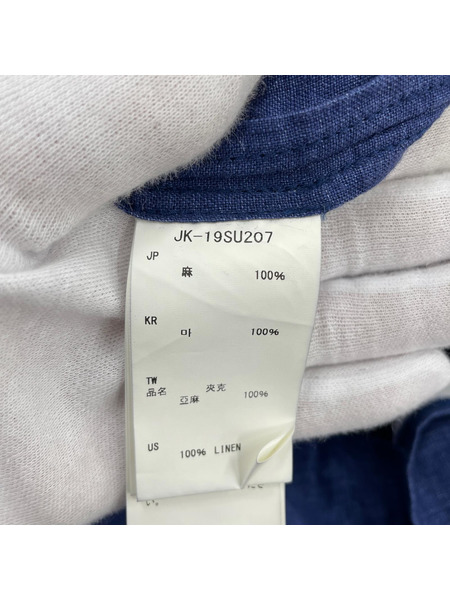 Snow Peak ジャケット 19SS/リネンコート/ガウン/NVY/1