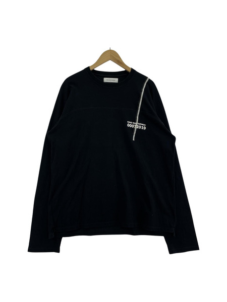 KIKO KOSTADINOV 19AW MIDNIGHT STRIPE EMBROIDERY L/S TEE XL