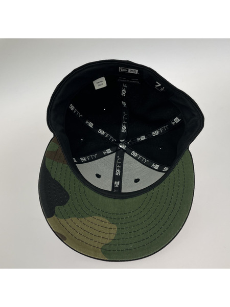 NEW ERA×AVIREX キャップ /ブラック[値下]