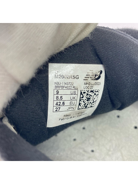 NEW BALANCE スニーカー M2002RSG 27cm GRY