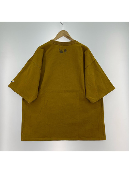 FAT 半袖Tシャツ・カットソー 厚手 カラシ (JUMBO)
