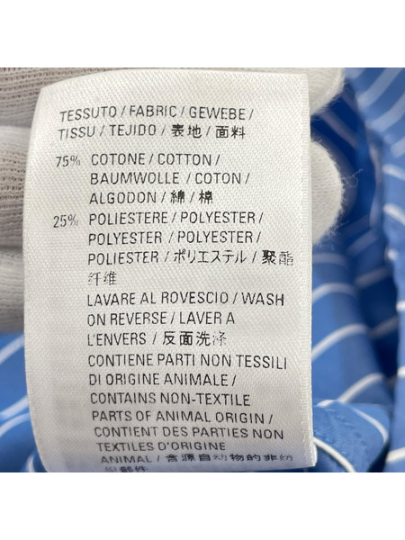 メンズラグ衣料 Balenciaga ストライプバックプリントシャツ