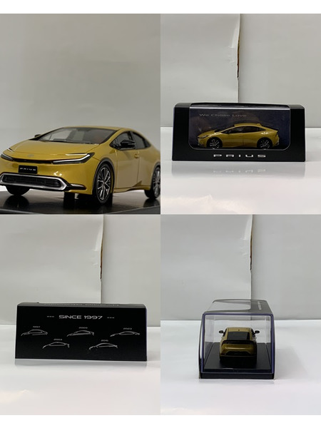 トヨタ特注 1/43 新型プリウス 2023 マスタード 開封品 トヨタ自動車 TOYOTA PRIUS 株主総会 非売品