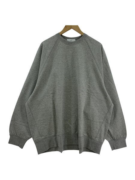 graphpaper 23AW Ultra Compact Terry Crew Neck Sweater グレー