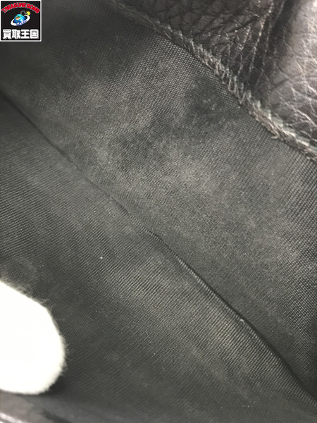 GUCCI 長財布 インターロッキングG レザー 黒