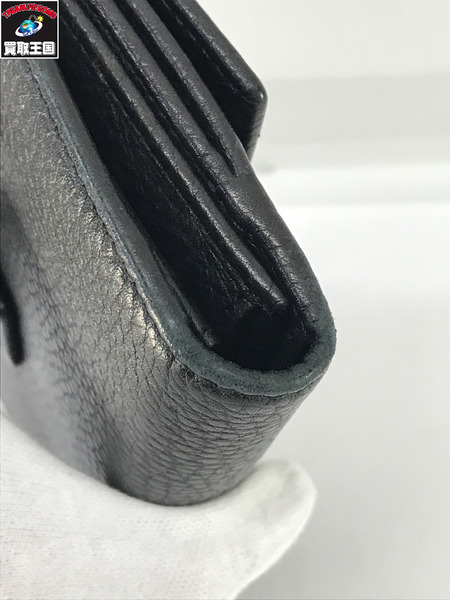 GUCCI 長財布 インターロッキングG レザー 黒