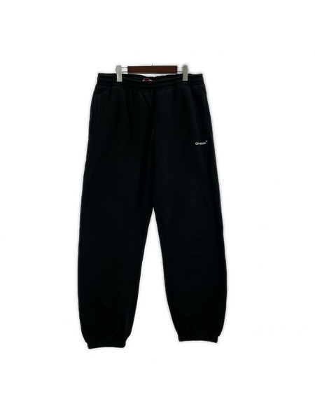 OFF-WHITE パンツ DIAG HELVETICA SLIM SWEAT PANTS (L)