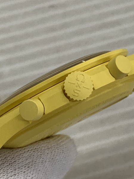 メンズQZ OMEGA×Swatch/ミッショントゥザサン/電池交換済