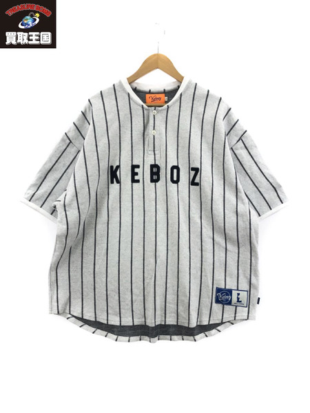 Keboz BASE BALL SHIRTS L GRY[値下]