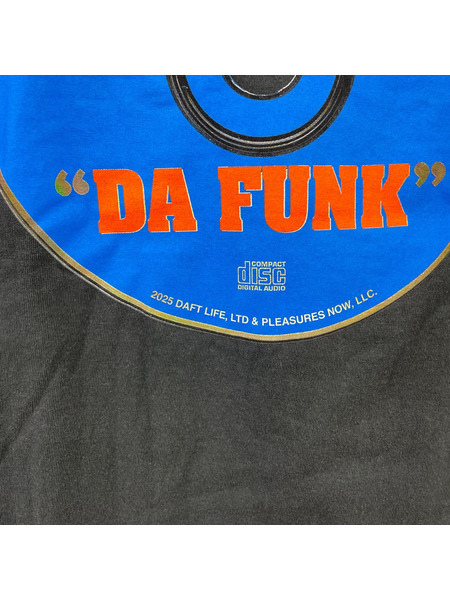 PLEASURES 半袖Tシャツ・カットソー Daft Punk DA FUNK TEE 黒 (M)
