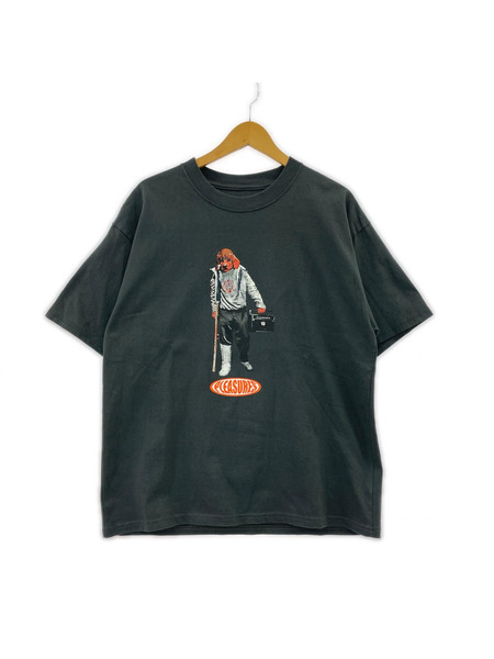 PLEASURES 半袖Tシャツ・カットソー Daft Punk DA FUNK TEE 黒 (M)