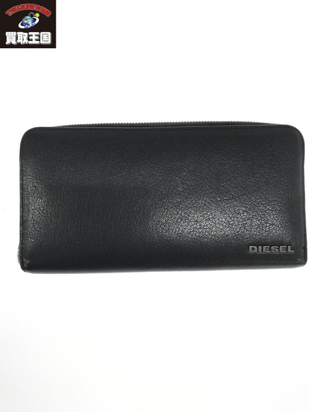 DIESEL レザー　ラウンドジップ 財布