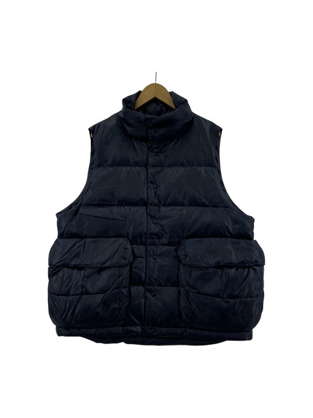 DAIWA PIER39/TECH BACKPACKER DOWN VEST/ベスト/M/ネイビー[値下]