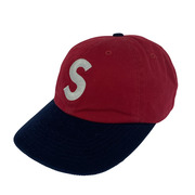 Supreme キャップ 24ss Sロゴキャップ 赤