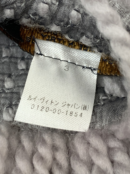 LV エシャルプ ロゴマニア ウール×シルク マフラー 本体のみ ダメージあり ルイ ヴィトン LOUIS VUITTON 