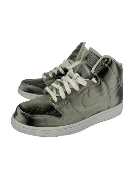 NIKE×CLOT Dunk High Silver/Flux 27.0cm