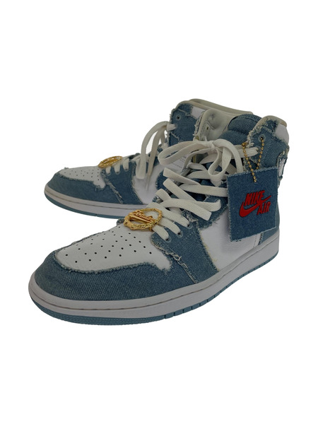 NIKE/Women's Air Jordan 1 High OG Denim/DM9036-104/28.0