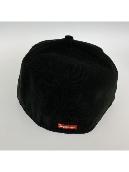 NEW ERA×Supreme 22AW S logo cap/ブラック