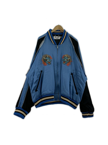 ジャケット el conductorH  スカジャン ブルー (4)