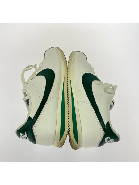 NIKE スニーカー コルテッツ ホワイト/グリーン/ 28cm