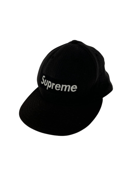 Supreme Woolrich NEW ERA Box Logo Cap 黒