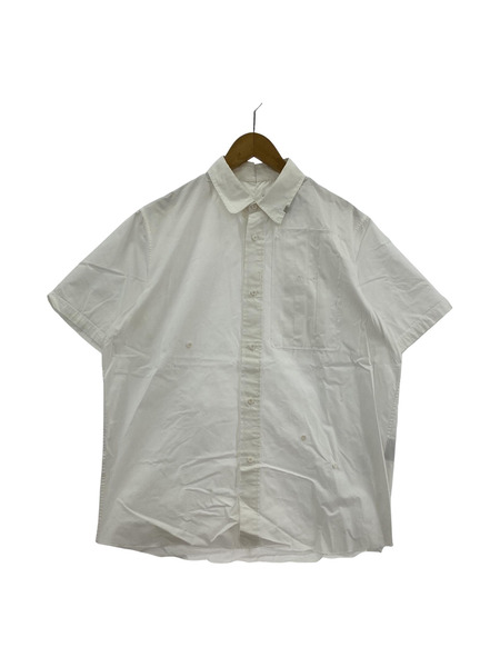 C2H4 ASTEROID RAW EDGE S/S SHIRT（L）ホワイト