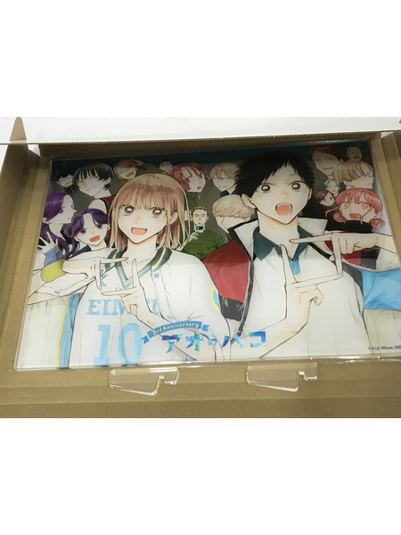 アオのハコ 箔入りアクリルアート