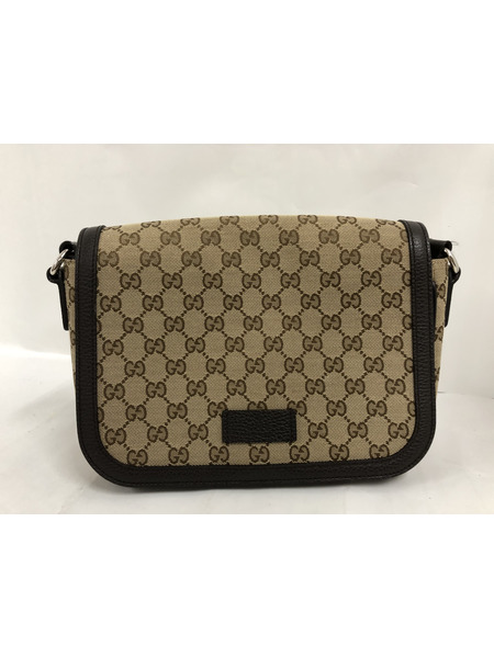 GUCCI 449172 ショルダーバッグ GGキャンバス ベージュ