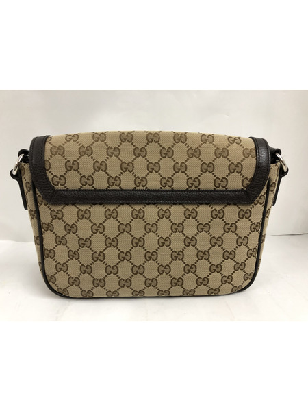 GUCCI 449172 ショルダーバッグ GGキャンバス ベージュ