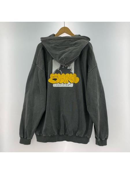 XLARGE GRAFFITI PIGMENT PULLOVER HOODED SWEAT 101214012001