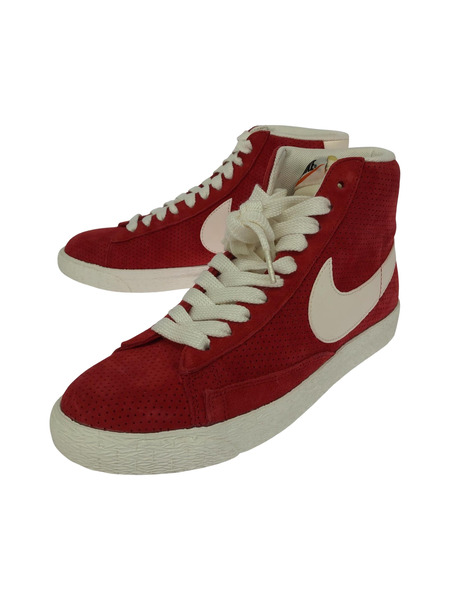 NIKE WMNS BLAZER MID SUEDE レッド 27cm