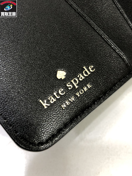 kate spade new york コンパクトウォレット/BLK/黒/ケイトスペードニューヨーク