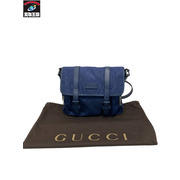 GUCCI GGナイロン ショルダーバッグ 510335 グッチ ブルー