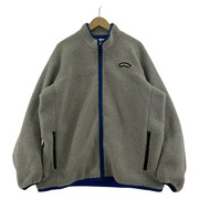 TIGHTBOOTH フリースジャケット XL グレー×ブルー