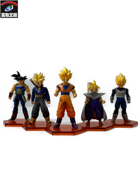 レジェンドオブサイヤン 5体セット 箱なし ダメージあり ドラゴンボール DRAGON BALL 孫悟空＆ベジータ系譜[値下]