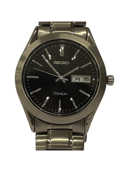 SEIKO チタニウム クォーツ 腕時計 7N43-0AN0