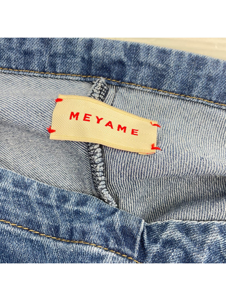 MEYAME デニムギャザーオールインワン  SIZE  F  mey -2020 状態考慮
