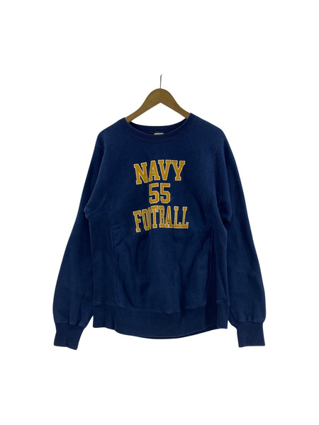 Buzz Rickson's L/S NAVY FOOTBALL SWEATSHIRT スウェット NVY (S)[値下]