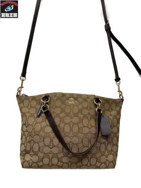 COACH シグネチャー 2wayバッグ F27582