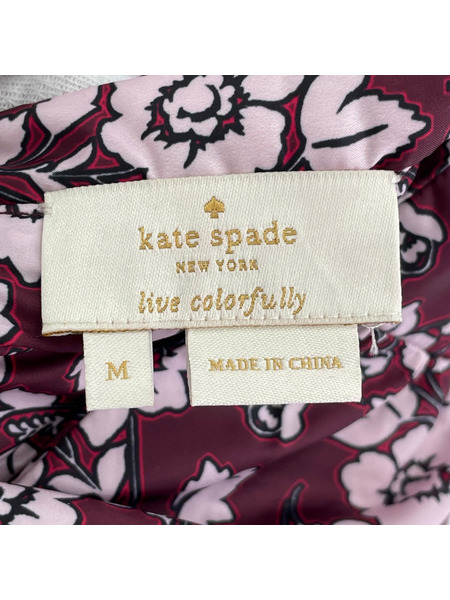 kate spade new york ダウンベスト M 花柄/ピンク