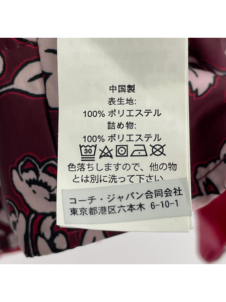 kate spade new york ダウンベスト M 花柄/ピンク